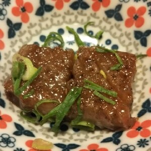 焼肉のたれで焼きこんにゃく